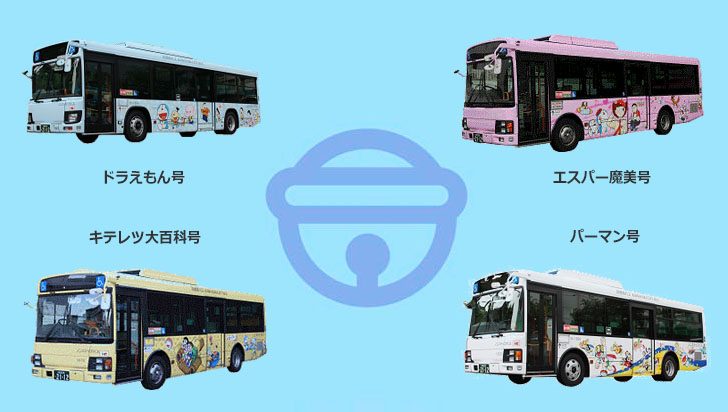 藤子不二雄ミュージアムへの直行バス