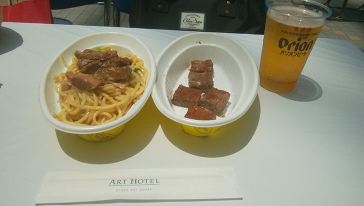 大阪ベイタワー琉球フェスティバル2018のグルメ