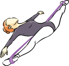 プラムバンドの使い方【左右の開脚3】